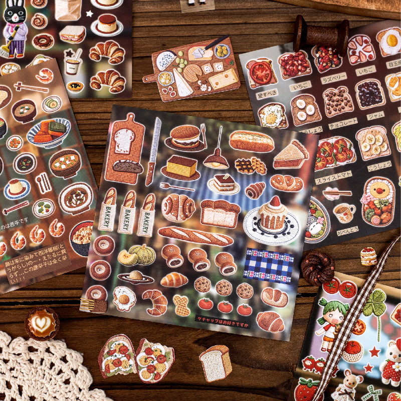 สมุดสติกเกอร์ลายปักสไตล์วินเทจ - Embroidery Journal Book บทวิจารณ์และราคา