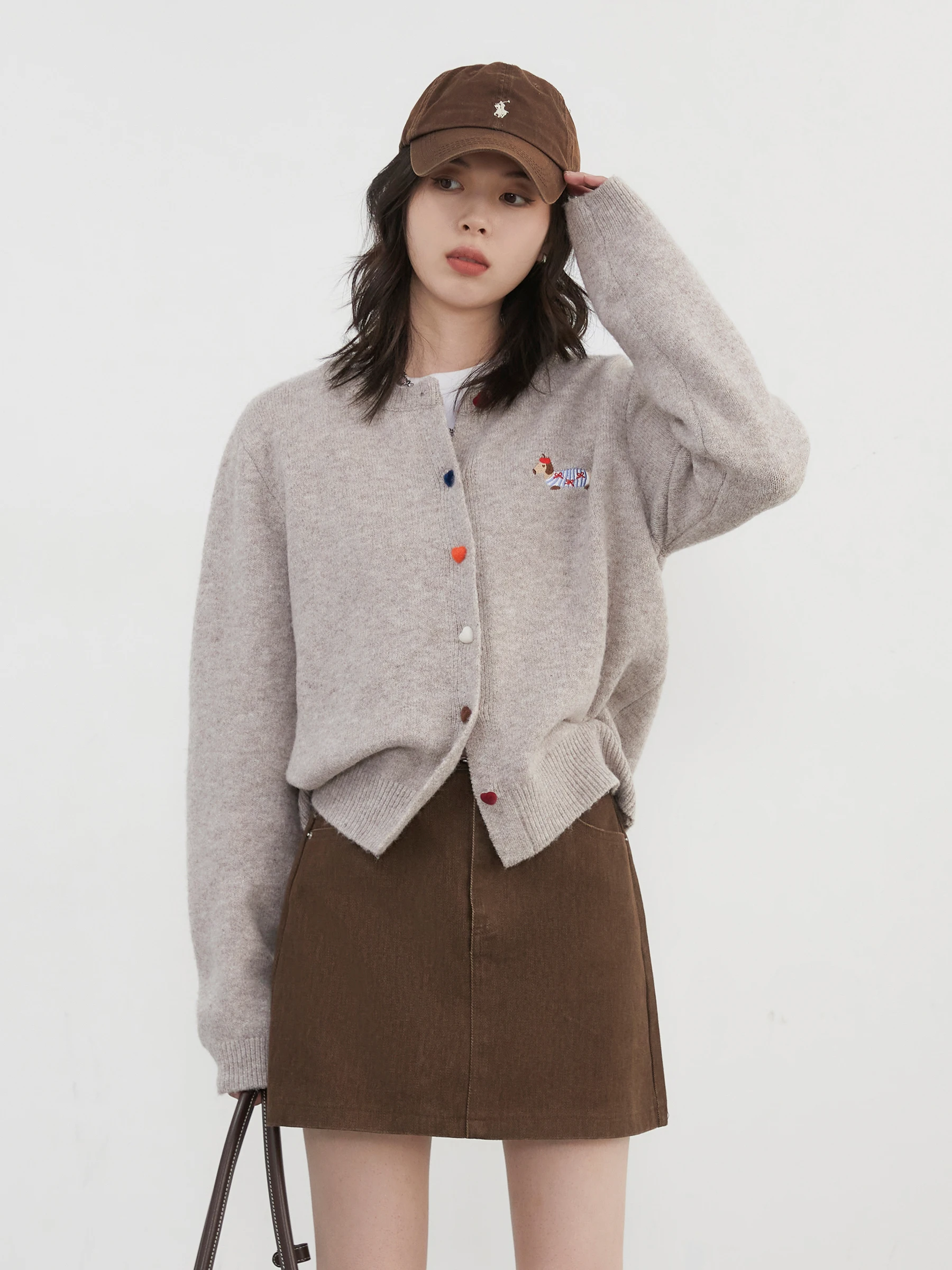 CHIC VENผู้หญิงเสื้อสเวตเตอร์ถ - Embroidery Love บทวิจารณ์และราคา