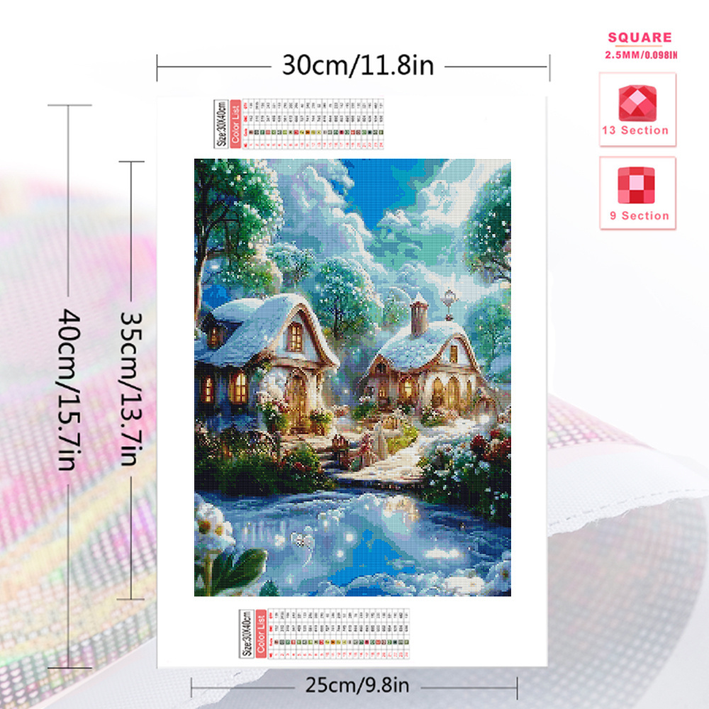 ภาพวาดติดเพชร momoart บ้านภูมิ - Embroidery House บทวิจารณ์และราคา