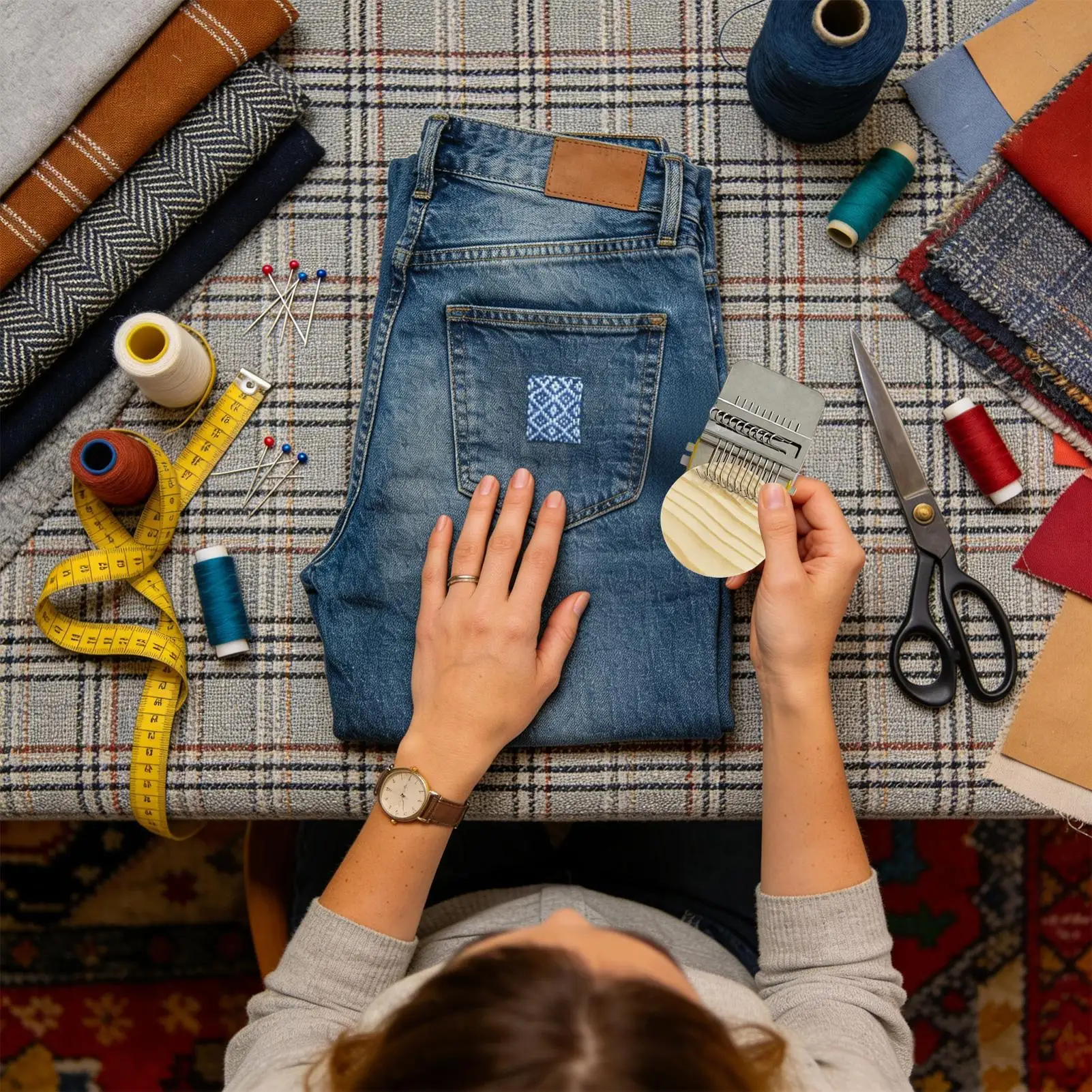 เครื่องถักทอผ้าสำหรับซ่อมแซม ช - Embroidery Patch บทวิจารณ์และราคา
