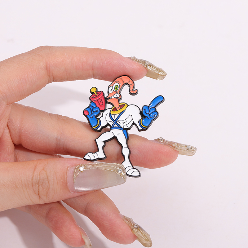 Earthworm Warrior รูปEnamel Pi - Embroidery House บทวิจารณ์และราคา