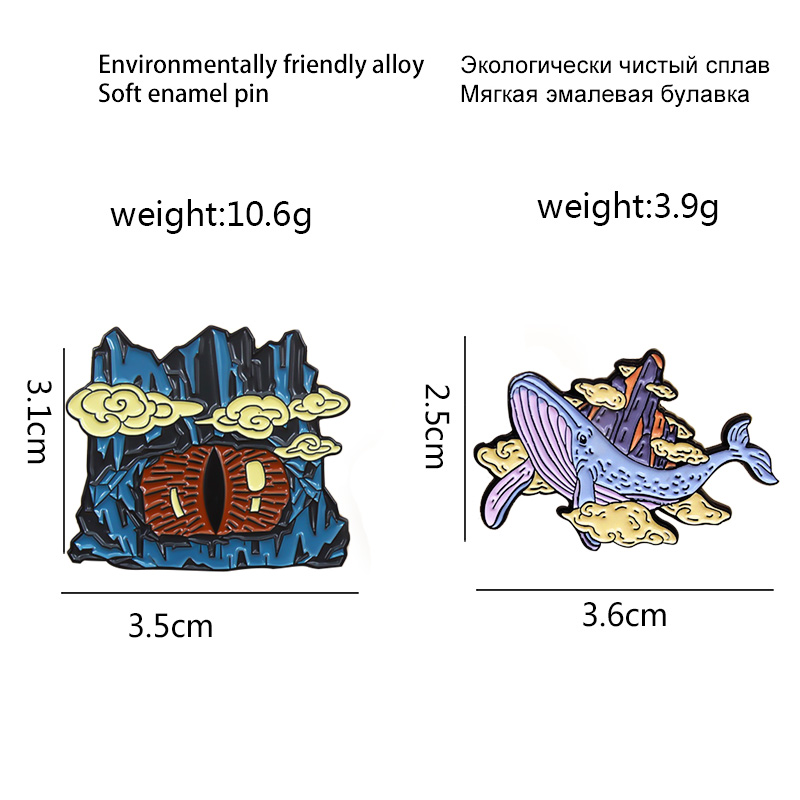 การ์ตูน Peak Devil's eye และปล - Embroidery Whale บทวิจารณ์และราคา