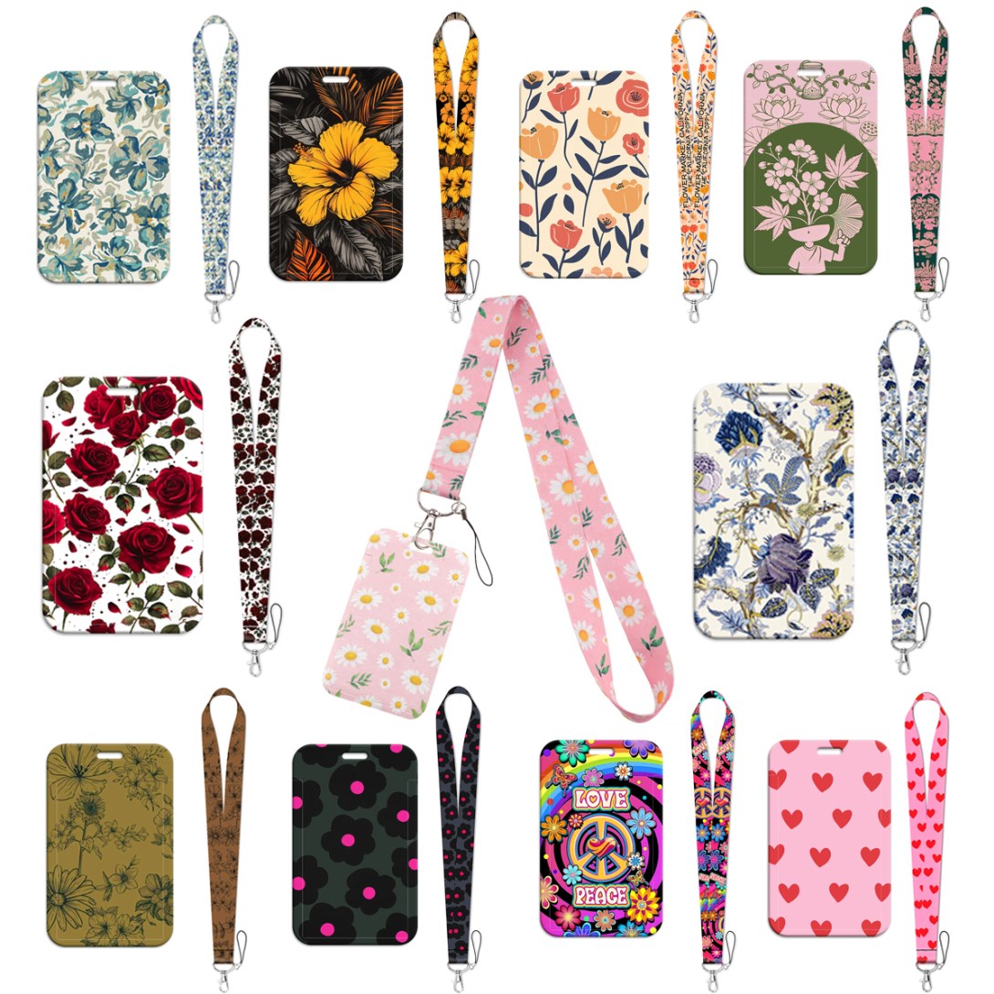 สายคล้องคอรูปหัวใจลายดอกไม้ สำ - Embroidery Love บทวิจารณ์และราคา