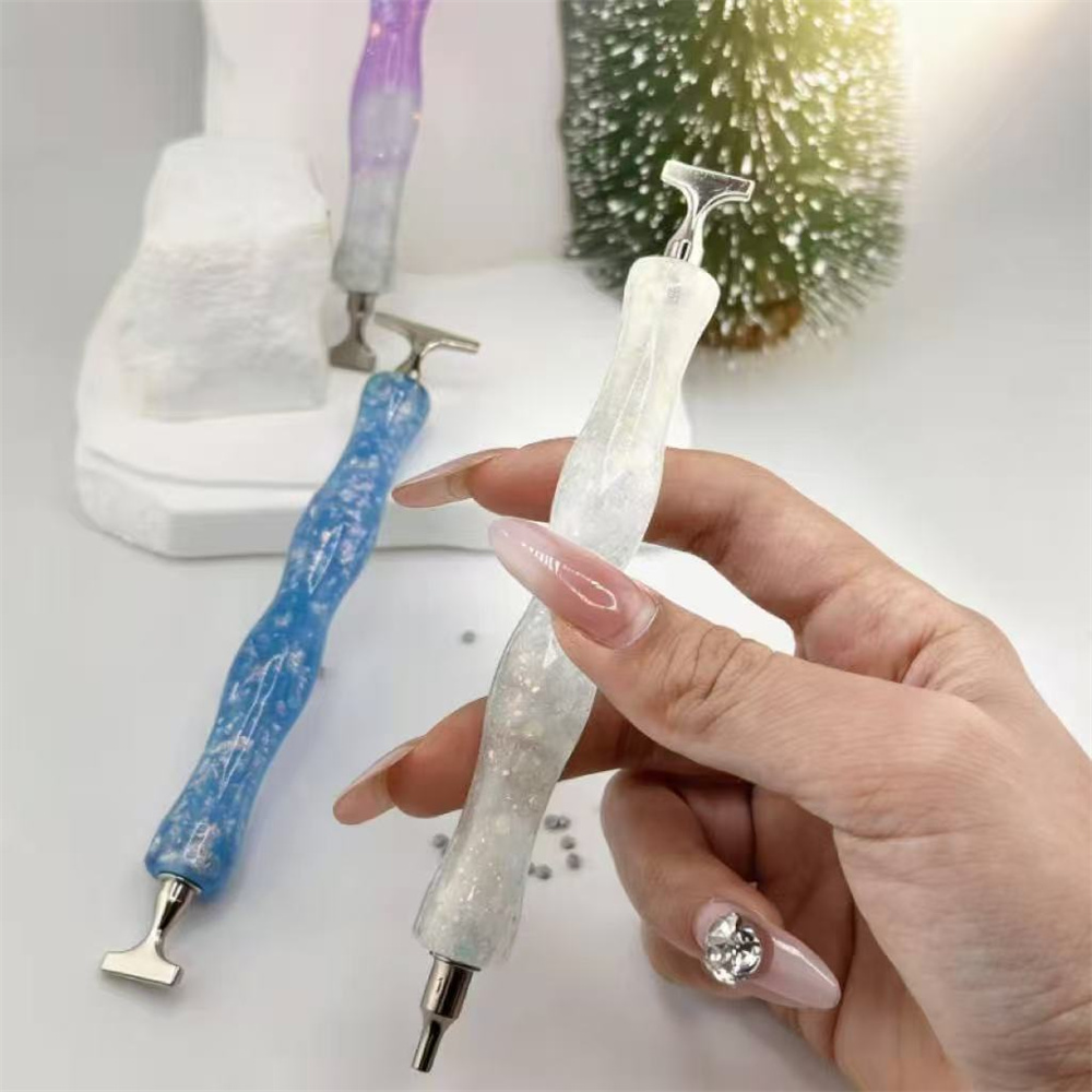 ปากกาเพชรเรซิ่นแบบใหม่ ลายคลื่ - Embroidery Kit Starter บทวิจารณ์และราคา
