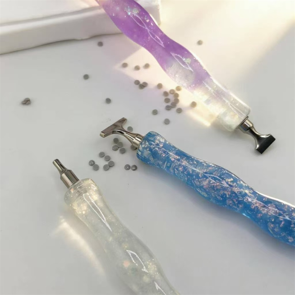 ปากกาเพชรเรซิ่นแบบใหม่ ลายคลื่ - Embroidery Kit Starter บทวิจารณ์และราคา