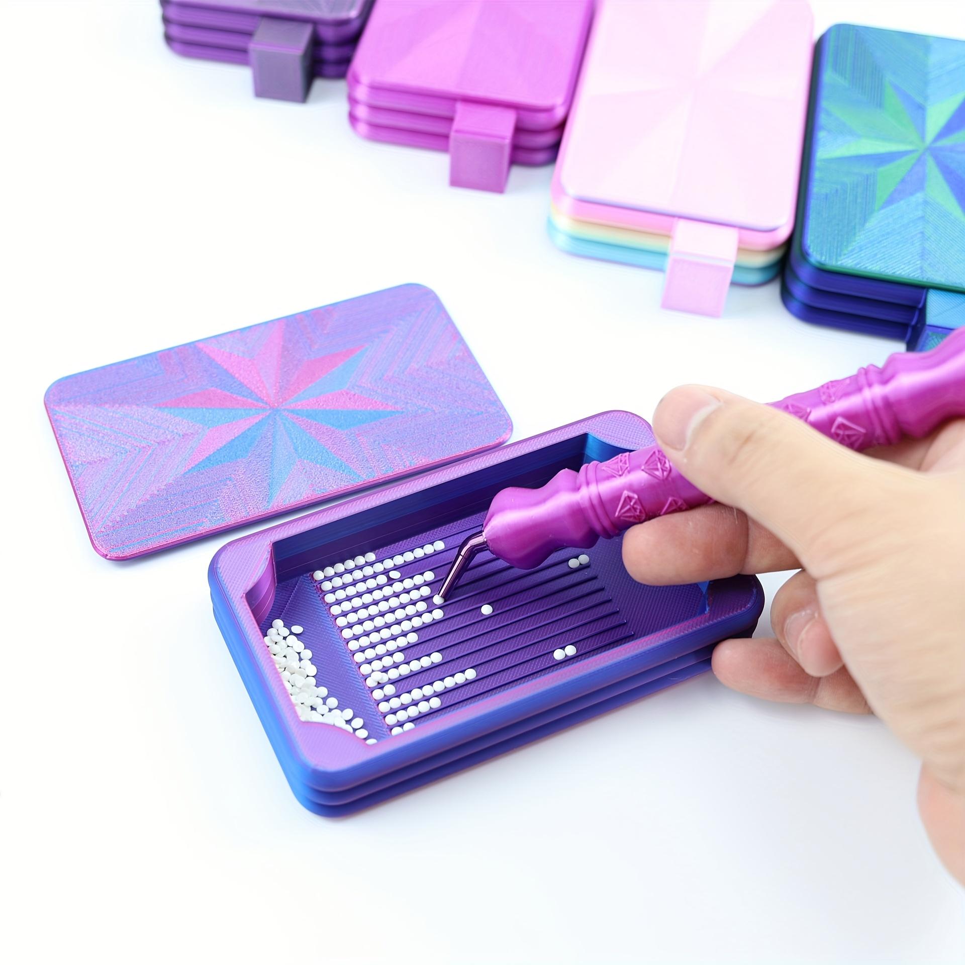 ถาดใส่เพชรหลากสีแบบใหม่พร้อมฝา - Embroidery Kit Starter บทวิจารณ์และราคา
