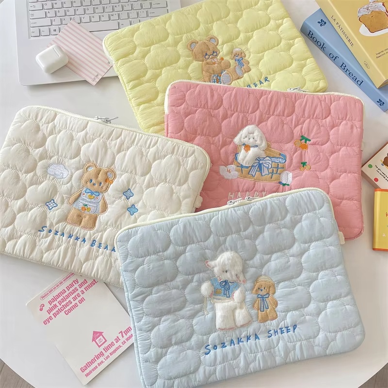 กระเป๋าแล็ปท็อปปักลายการ์ตูนเม - Embroidery Journal Book บทวิจารณ์และราคา