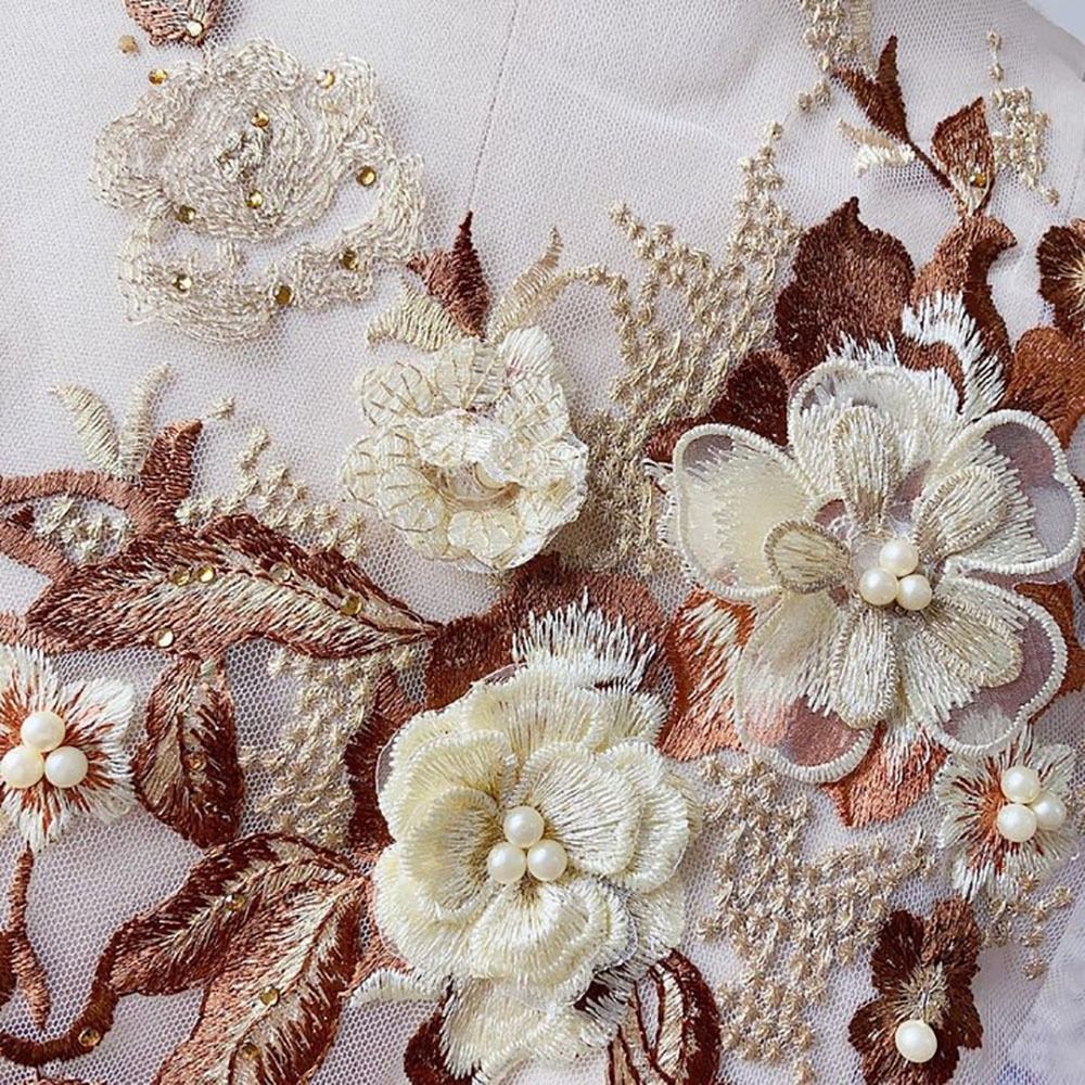 แพทช์ปักเลื่อมสีสันสวยงาม แต่ง - Embroidery Flower Pattern บทวิจารณ์และราคา