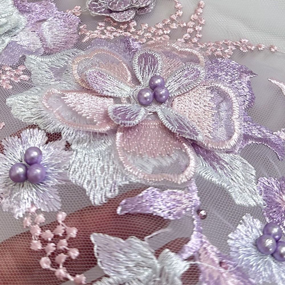 แพทช์ปักเลื่อมสีสันสวยงาม แต่ง - Embroidery Flower Pattern บทวิจารณ์และราคา