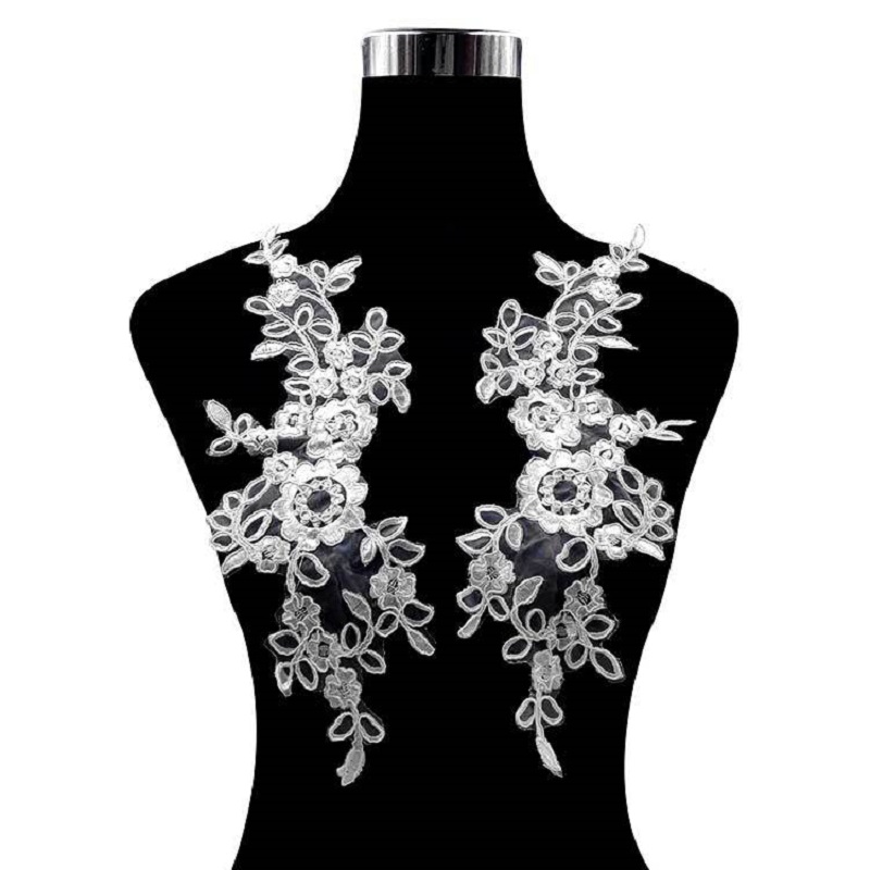 1 คู่เย็บปักถักร้อยบนดอกไม้รูป - Embroidery Flower Pattern บทวิจารณ์และราคา