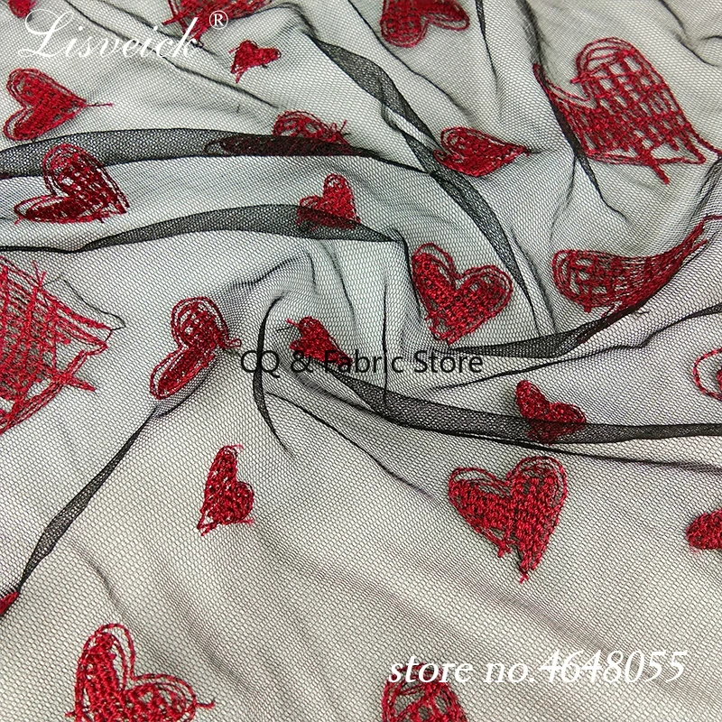 ผ้าลูกไม้ตาข่ายลายปักแฟชั่น ผ้ - Embroidery Love บทวิจารณ์และราคา