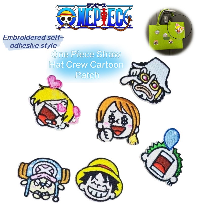แพทช์ผ้าลายการ์ตูนอนิเมะวันพีซ - Embroidery Patch บทวิจารณ์และราคา