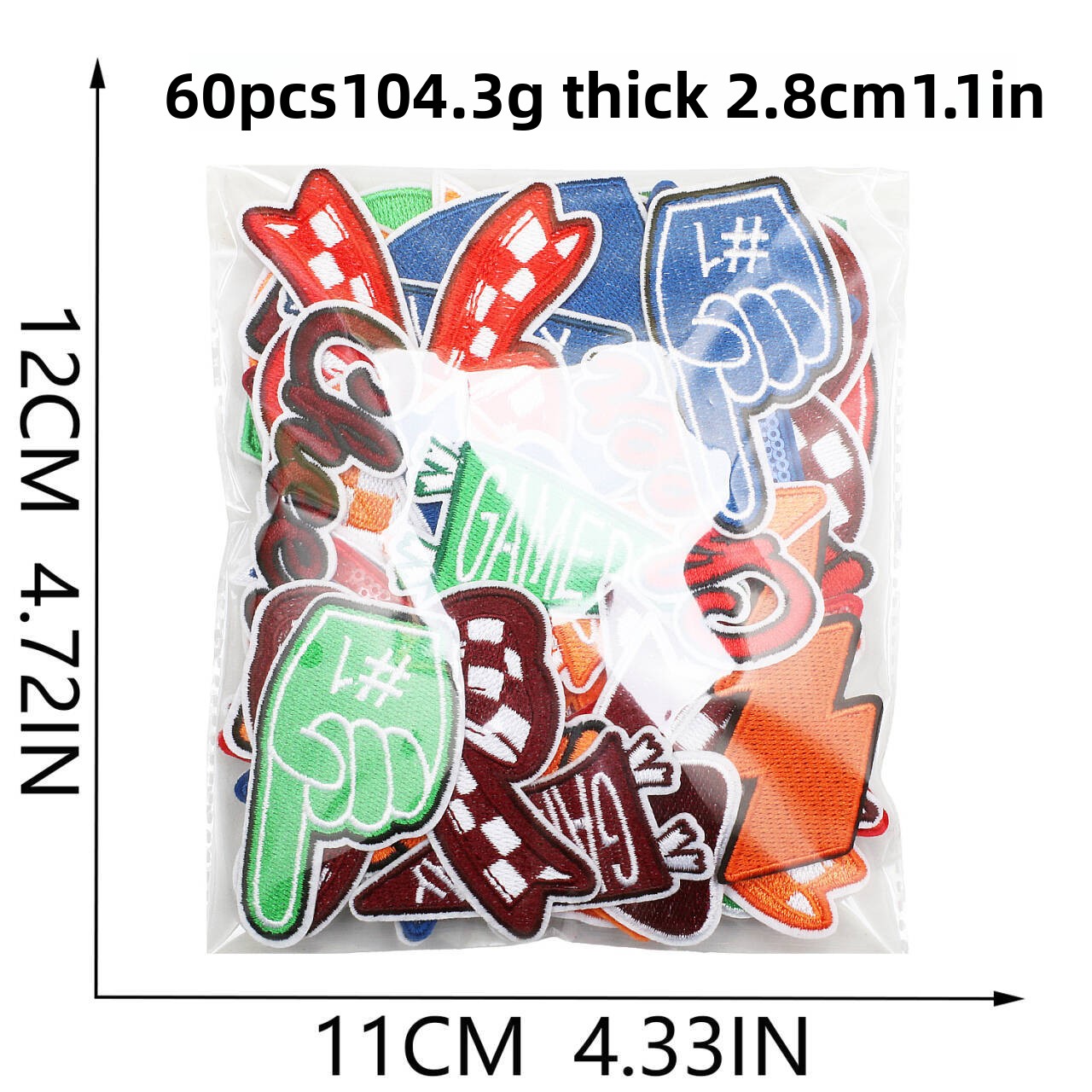 แพทช์ปักลายรูปดาวสายฟ้า โบว์   - Embroidery Design Love บทวิจารณ์และราคา