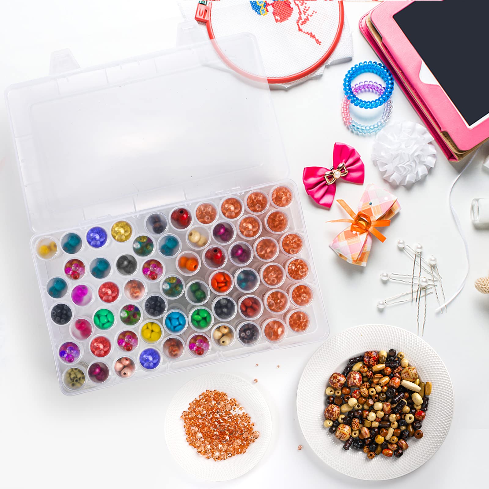 กล่องเก็บของพลาสติก 1 ชิ้น 24/ - Embroidery Kit Starter บทวิจารณ์และราคา