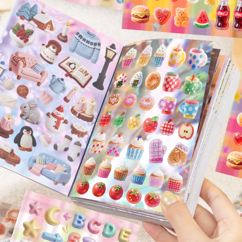 สติกเกอร์ลายปักผ้าลายการ์ตูนสั - Embroidery Journal Book บทวิจารณ์และราคา
