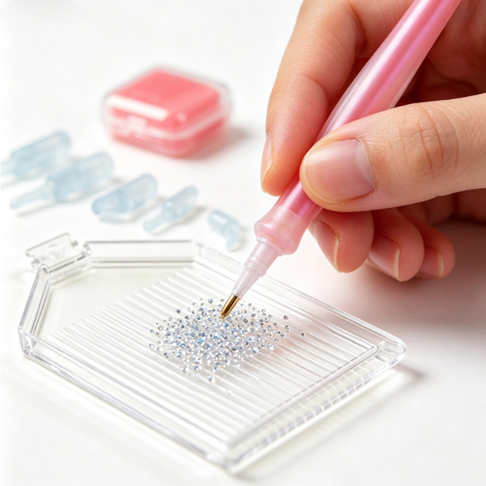 ชุดอุปกรณ์เพ้นท์เพชร ถาดใส่ปาก - Embroidery Kit Starter บทวิจารณ์และราคา