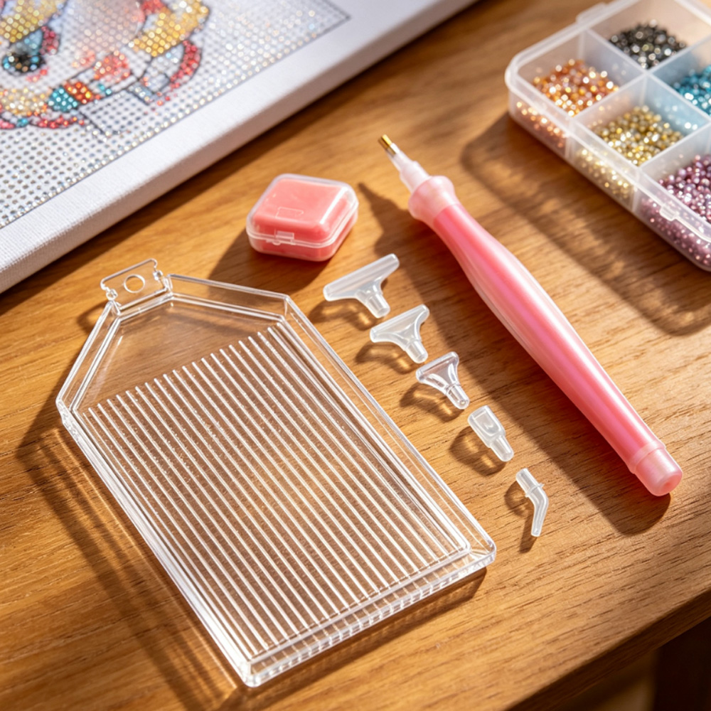 ชุดอุปกรณ์เพ้นท์เพชร ถาดใส่ปาก - Embroidery Kit Starter บทวิจารณ์และราคา