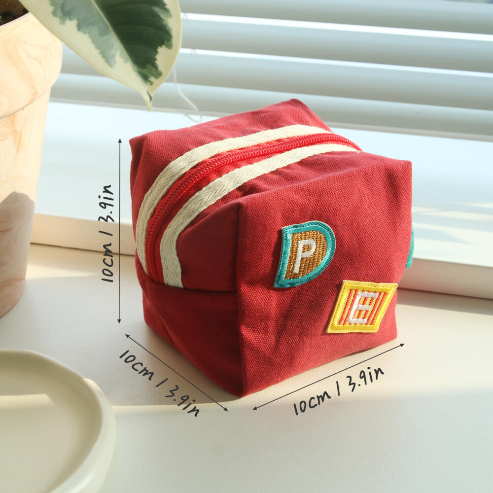 กระเป๋าผ้าแคนวาสขนาดเล็กแบบมีซ - Embroidery Patch บทวิจารณ์และราคา