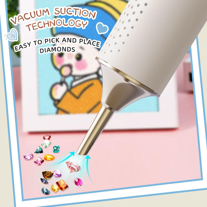 ปากกาเพชรวาดภาพไร้สาย ปากกาไฟฟ - Embroidery Kit Starter บทวิจารณ์และราคา