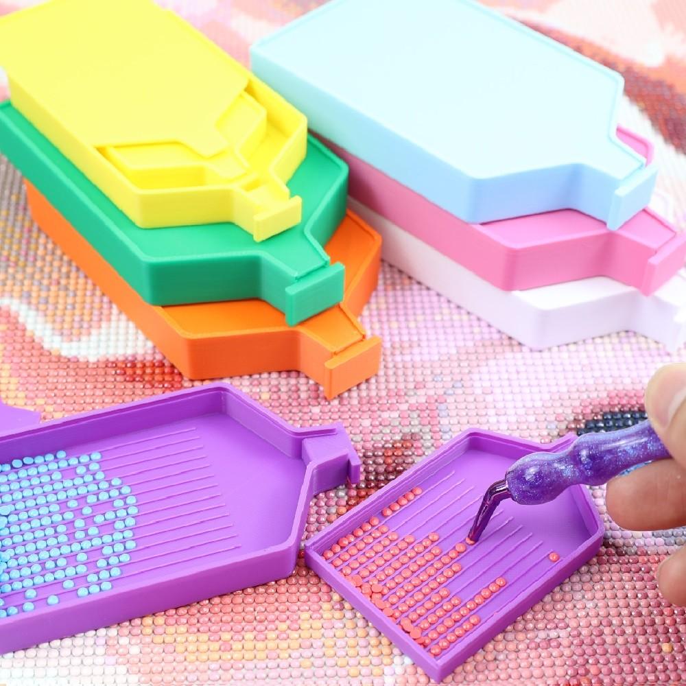 ถาดใส่เพชร DIY 3 ชิ้น ขนาดต่าง - Embroidery Kit Starter บทวิจารณ์และราคา