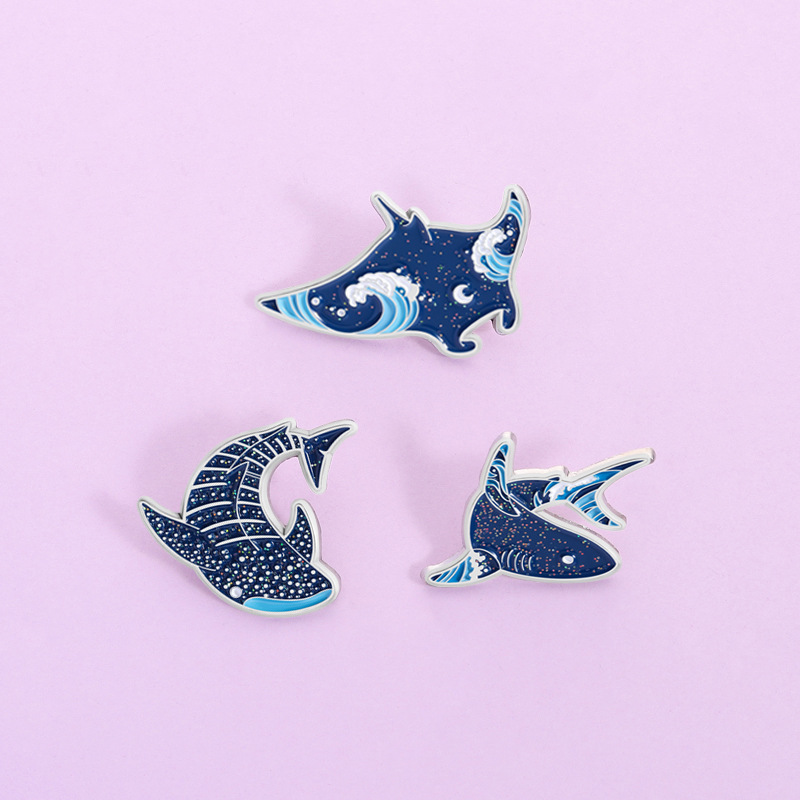 เข็มกลัดเคลือบลายการ์ตูนสัตว์ท - Embroidery Whale บทวิจารณ์และราคา