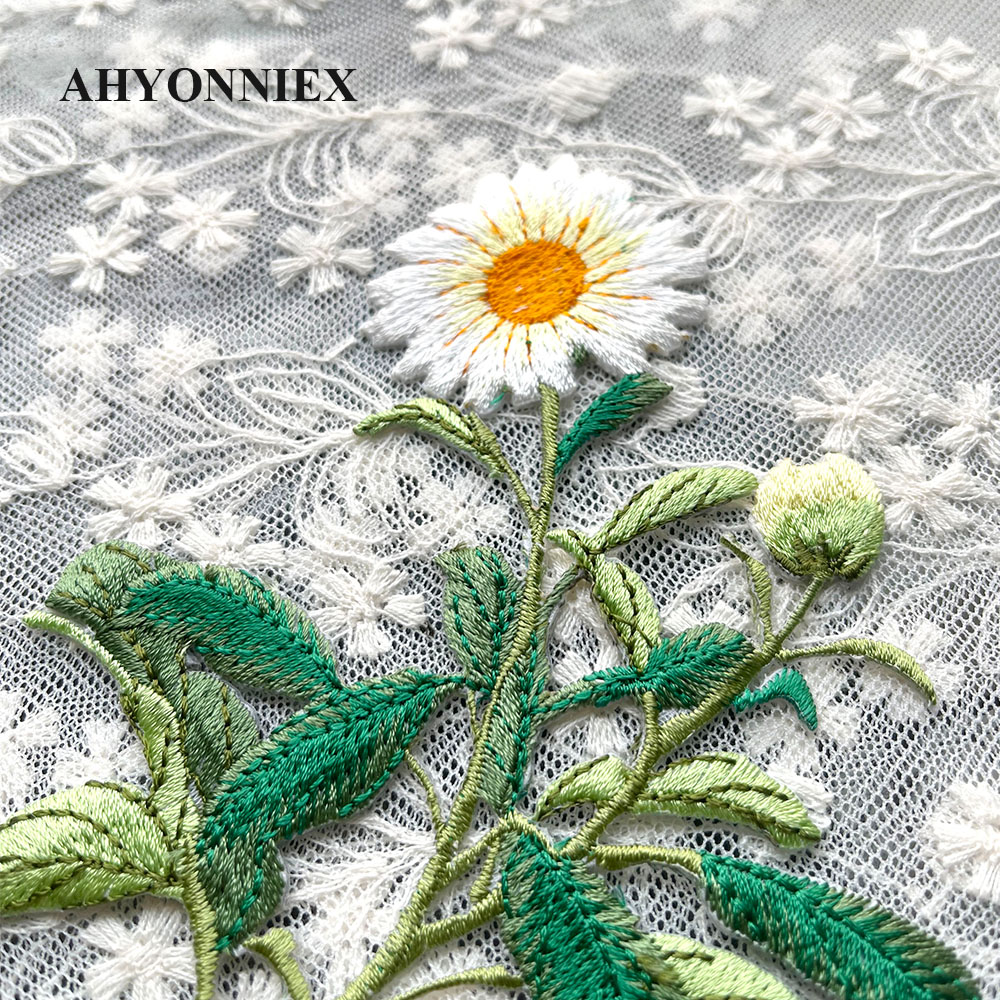 1 ชิ้นเหล็กบนแพทช์เย็บปักถักร้ - Embroidery Flower Pattern บทวิจารณ์และราคา
