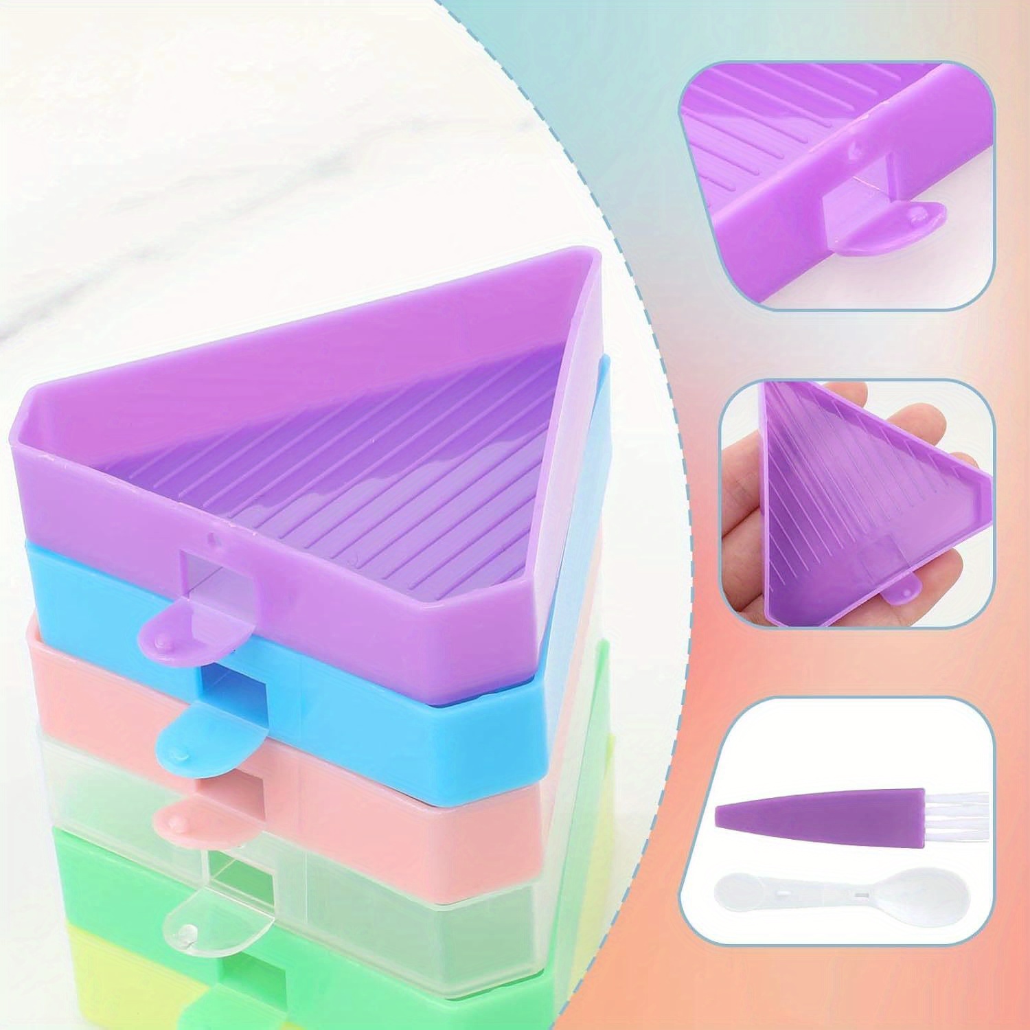 ถาดวาดภาพเพชรแบบใหม่ 9 ชิ้น, แ - Embroidery Kit Starter บทวิจารณ์และราคา