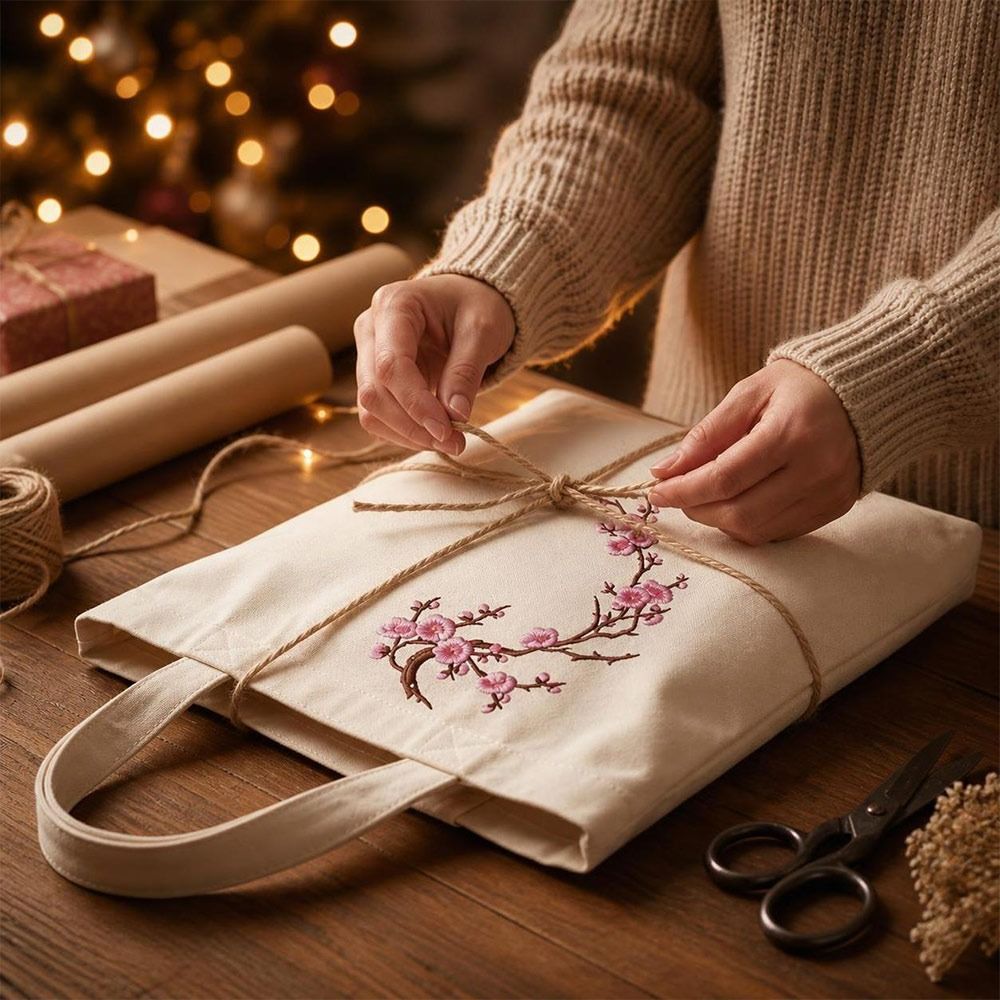 แพทช์ลายดอกซากุระ DIY สำหรับรี - Embroidery Patch บทวิจารณ์และราคา