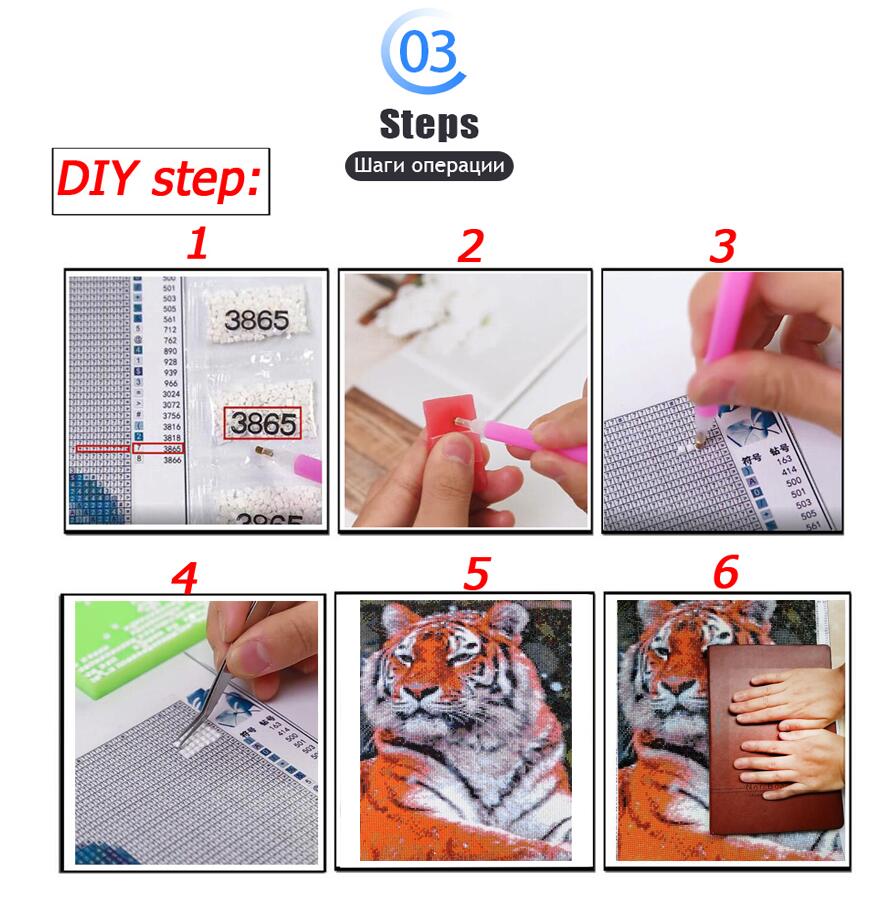 ชุดเย็บปักถักร้อยเพชรเต็มรูปแบ - Embroidery In Egypt บทวิจารณ์และราคา