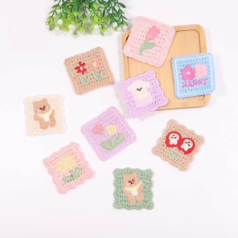 สติ๊กเกอร์ติดเสื้อผ้า 5 ชิ้น ล - Embroidery Flower Pattern บทวิจารณ์และราคา