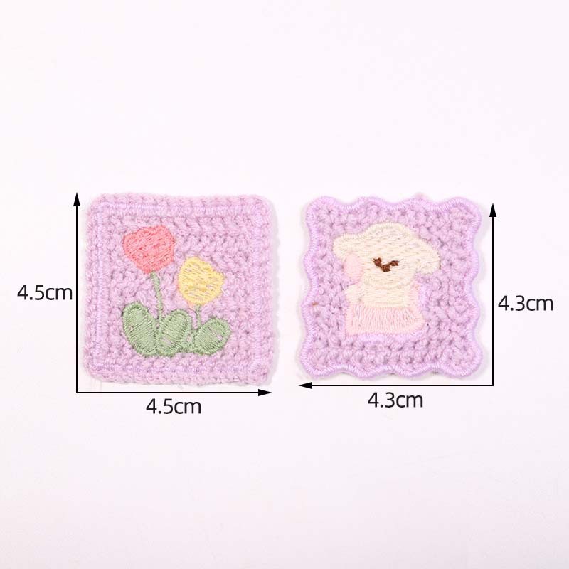 สติ๊กเกอร์ติดเสื้อผ้า 5 ชิ้น ล - Embroidery Flower Pattern บทวิจารณ์และราคา