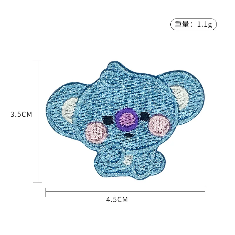 LINE FRIENDS BT21 แพทช์ปักตัวก - Embroidery Patch บทวิจารณ์และราคา