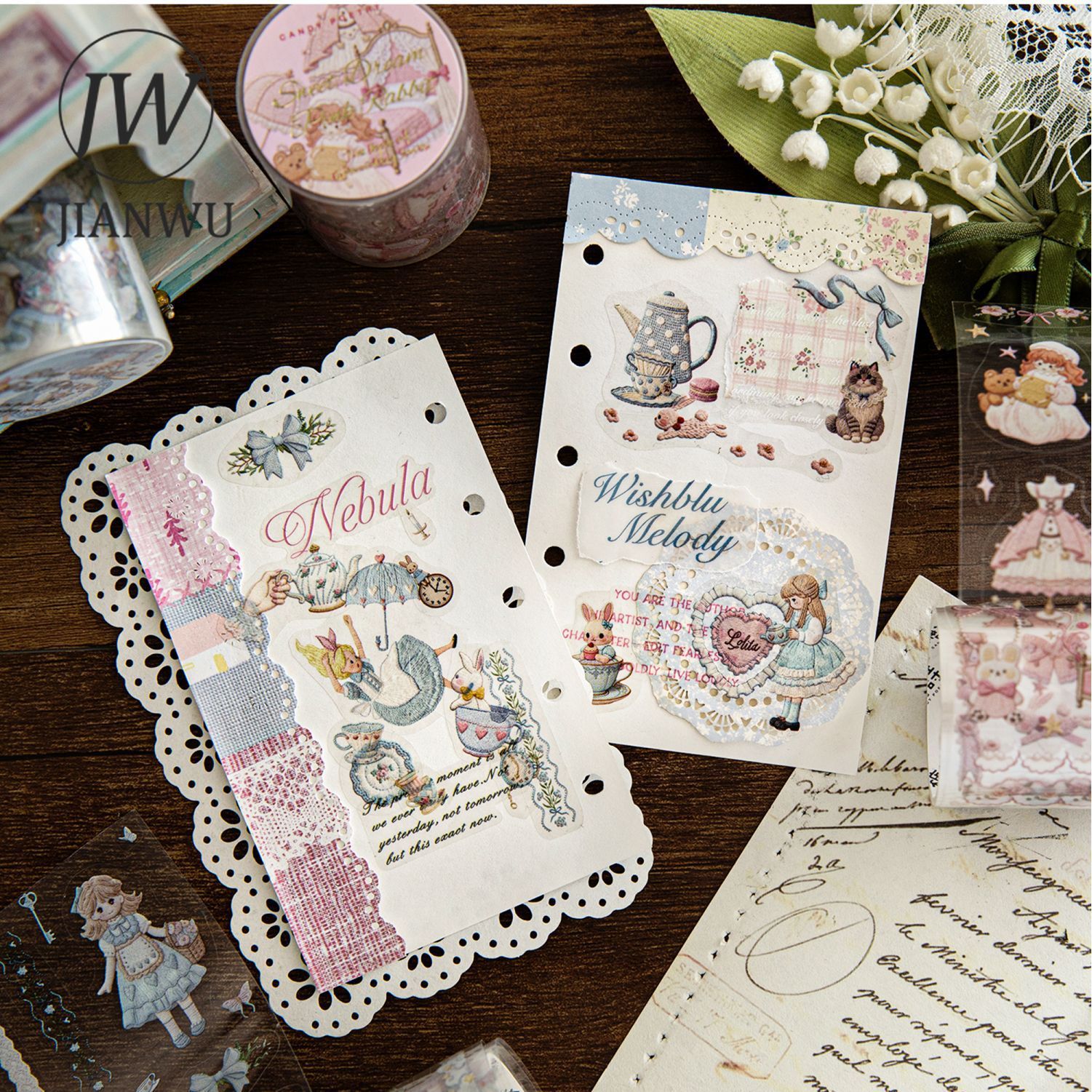 ชุดสมุดปักลาย JIANWU ลายสาวน้อ - Embroidery Journal Book บทวิจารณ์และราคา