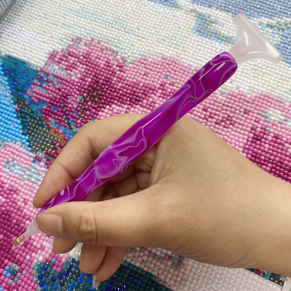 ปากกาเพชรเรซิ่นสีสันสดใส พร้อม - Embroidery Kit Starter บทวิจารณ์และราคา